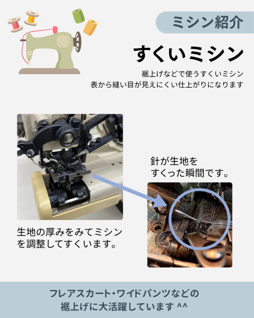 ミシンの紹介　～すくい～